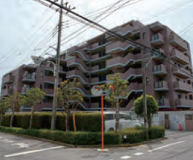 鎌ケ谷市東中沢、マンションの外観画像です