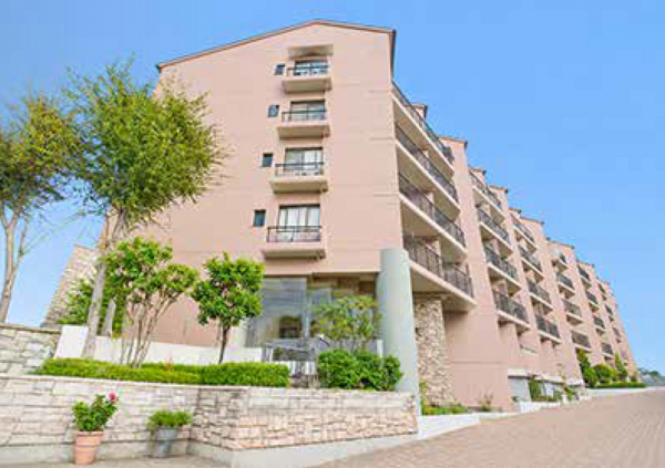 船橋市金杉、マンションの外観画像です