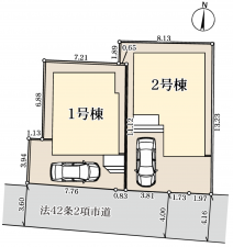 市川市菅野、新築一戸建ての画像です