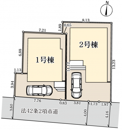 市川市菅野、新築一戸建ての画像です