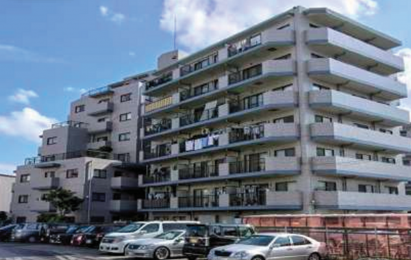 市川市原木、マンションの外観画像です