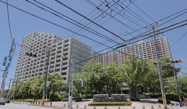 市川市市川南、マンションの外観画像です