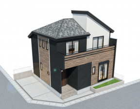 市川市田尻、新築一戸建ての画像です