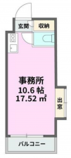 船橋市湊町、マンションの間取り画像です