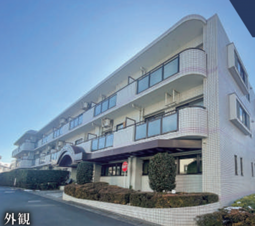 船橋市飯山満町、マンションの外観画像です