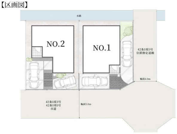 船橋市前原西、新築一戸建ての地図画像です