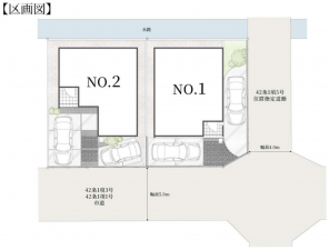 船橋市前原西、新築一戸建ての地図画像です