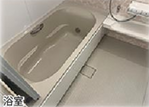 市川市菅野、中古一戸建ての風呂画像です