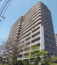 船橋市藤原、マンションの外観画像です