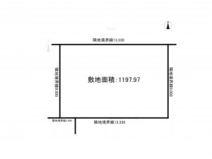 吉川市栄町、土地の間取り画像です