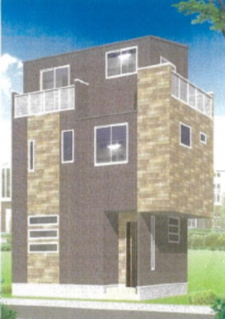 三郷市戸ケ崎、新築一戸建ての画像です