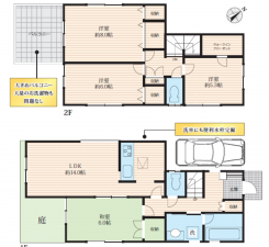 三郷市早稲田、収益物件/その他の間取り画像です