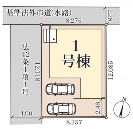 吉川市栄町、新築一戸建ての画像です