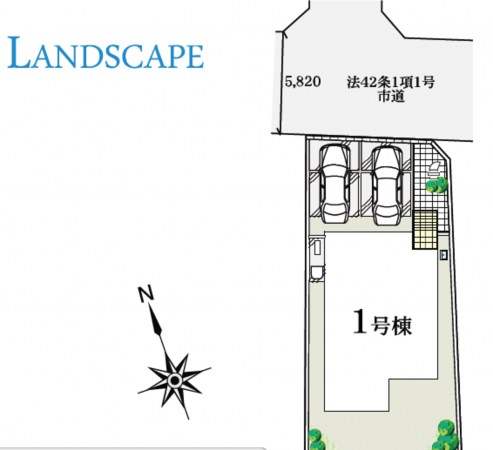 三郷市早稲田、新築一戸建ての画像です