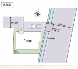 三郷市谷口、新築一戸建ての画像です