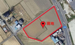 吉川市大字川藤、土地の間取り画像です