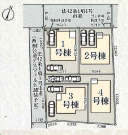 三郷市彦倉、新築一戸建ての画像です
