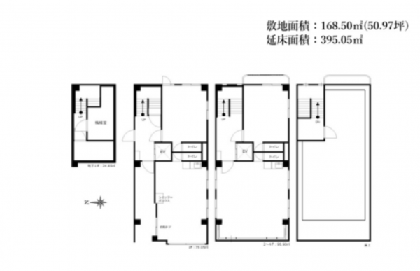 吉川市大字木売、収益物件/ビルの間取り画像です