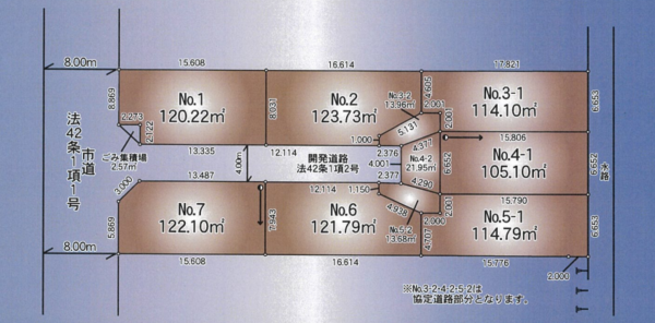 三郷市戸ケ崎、土地の間取り画像です