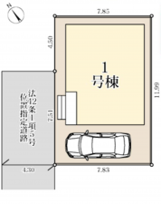 三郷市戸ケ崎、新築一戸建ての画像です