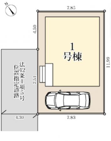 三郷市戸ケ崎、新築一戸建ての画像です