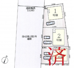 吉川市吉川、新築一戸建ての画像です
