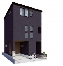 三郷市早稲田、新築一戸建ての画像です