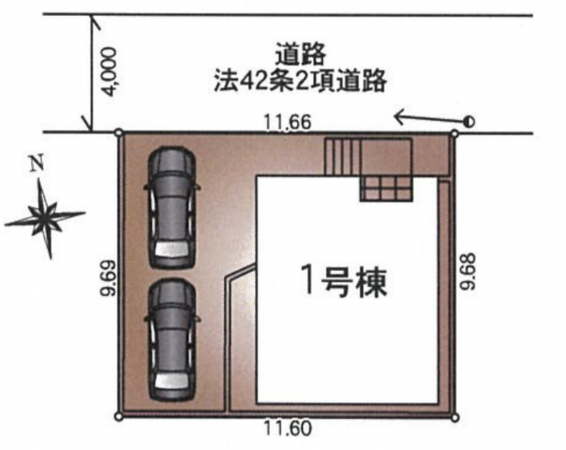 三郷市戸ケ崎、新築一戸建ての画像です