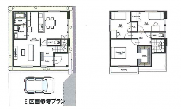 三郷市彦川戸、土地の間取り画像です
