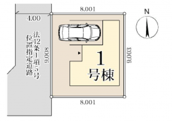 三郷市幸房、新築一戸建ての画像です