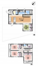 三郷市戸ケ崎、中古一戸建ての間取り画像です