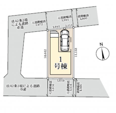 三郷市高州、新築一戸建ての画像です