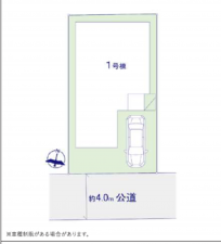 吉川市新栄、新築一戸建ての画像です