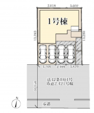 吉川市新栄、新築一戸建ての画像です