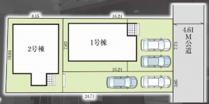 三郷市彦成、新築一戸建ての画像です