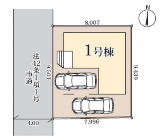 三郷市天神、新築一戸建ての画像です