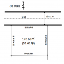 三郷市鷹野、土地の間取り画像です