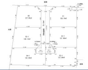 三郷市彦糸、土地の間取り画像です