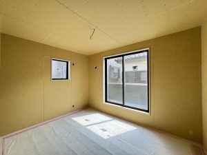 吉川市栄町、新築一戸建ての寝室画像です