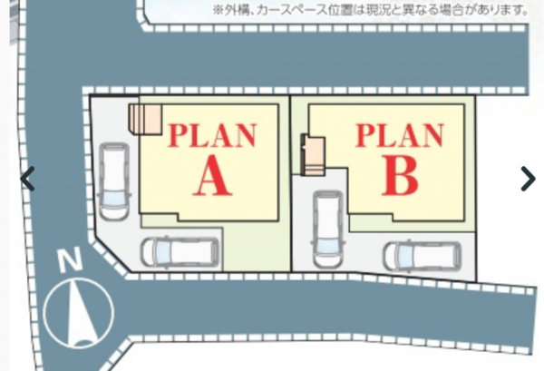 吉川市平沼、新築一戸建ての画像です