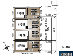 三郷市早稲田、新築一戸建ての画像です