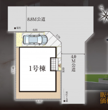 三郷市戸ケ崎、新築一戸建ての画像です