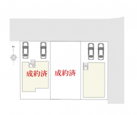 吉川市道庭、新築一戸建ての画像です