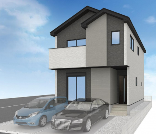 吉川市道庭、新築一戸建ての画像です