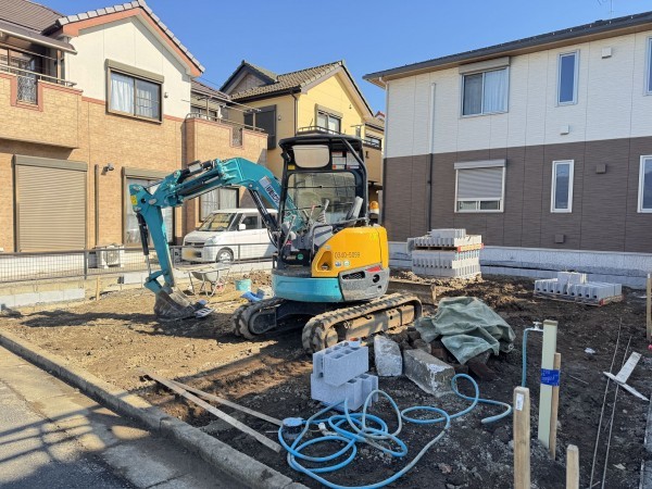 三郷市早稲田、新築一戸建ての画像です