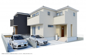 三郷市早稲田、新築一戸建ての画像です