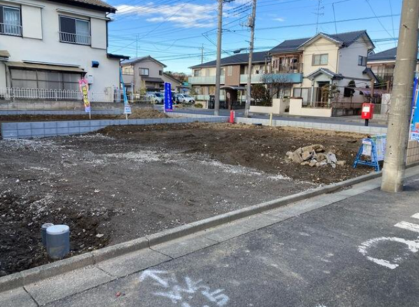 三郷市早稲田、新築一戸建ての間取り画像です