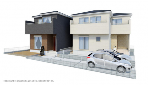 三郷市早稲田、新築一戸建ての画像です