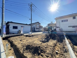 三郷市早稲田、新築一戸建ての画像です