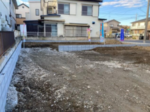 三郷市早稲田、新築一戸建ての間取り画像です